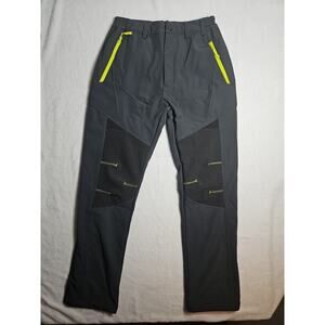 Men's Thermal Hiking Pants Softshell Waterproof Winter Outdoor Ski Snow Trousers